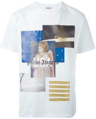 Palm Angels mix photo print T-shirt
