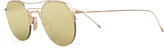 Thumbnail for your product : Thom Browne mirrored sunglasses - men - Titanium/12kt Gold/Enamel - 49