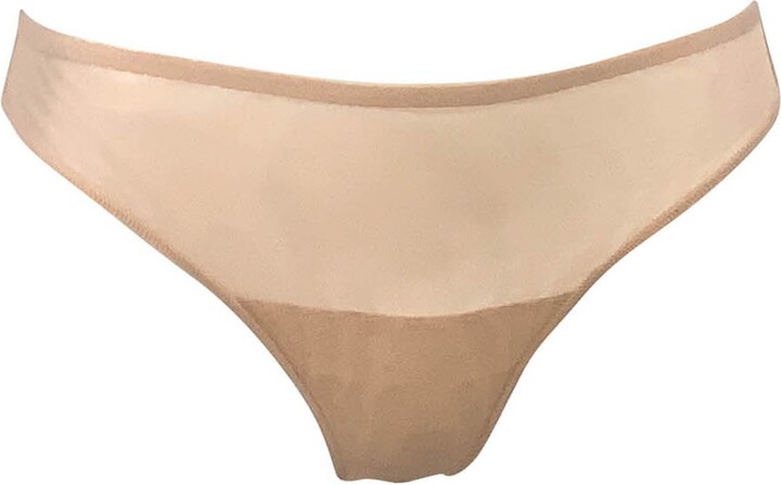 COSOMALL 6 Pack Womens Invisible Seamless Bikini Underwear Half Back  Coverage Panties
