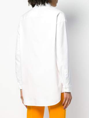 RED Valentino ruched placket shirt