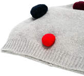 Thumbnail for your product : Il Gufo pompom knitted beanie