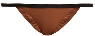 Matteau - The Petite Bikini Briefs - Womens - Black Brown Matteau - The Petite Bikini Briefs - Womens - Black Brown