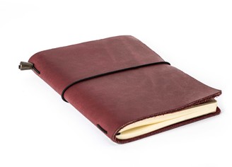 Mr Fox Handmade Passport Size Vino Leather Traveler's Notebook