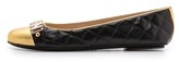 Thumbnail for your product : Moschino Quilted Ballerina Flats