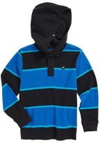 Thumbnail for your product : Quiksilver 'Rock Dock' Stripe Hoodie (Toddler Boys & Little Boys)
