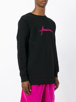 Thumbnail for your product : Paura logo embroidery sweatshirt