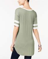 Thumbnail for your product : Ultra Flirt Juniors' Rugby-Stripe High-Low Tunic