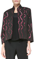 Thumbnail for your product : Caroline Rose Sparkling Ribbon Jacket, Women's