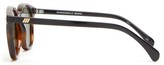 Thumbnail for your product : Le Specs Bandwagon Acetate Round Sunglasses - Black
