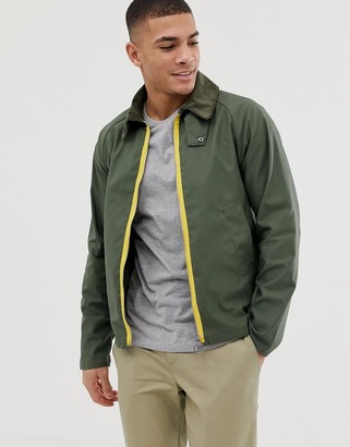 Barbour Beacon Munro wax jacket with contrast zip in green - ShopStyle  Outerwear
