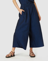 Thumbnail for your product : gorman Women's Blue Chino Shorts - Linen Culottes - Size One Size, 8 at The Iconic