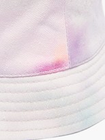 Thumbnail for your product : Isabel Marant Hayley Logo-embroidered Tie-dye Bucket Hat - Multi