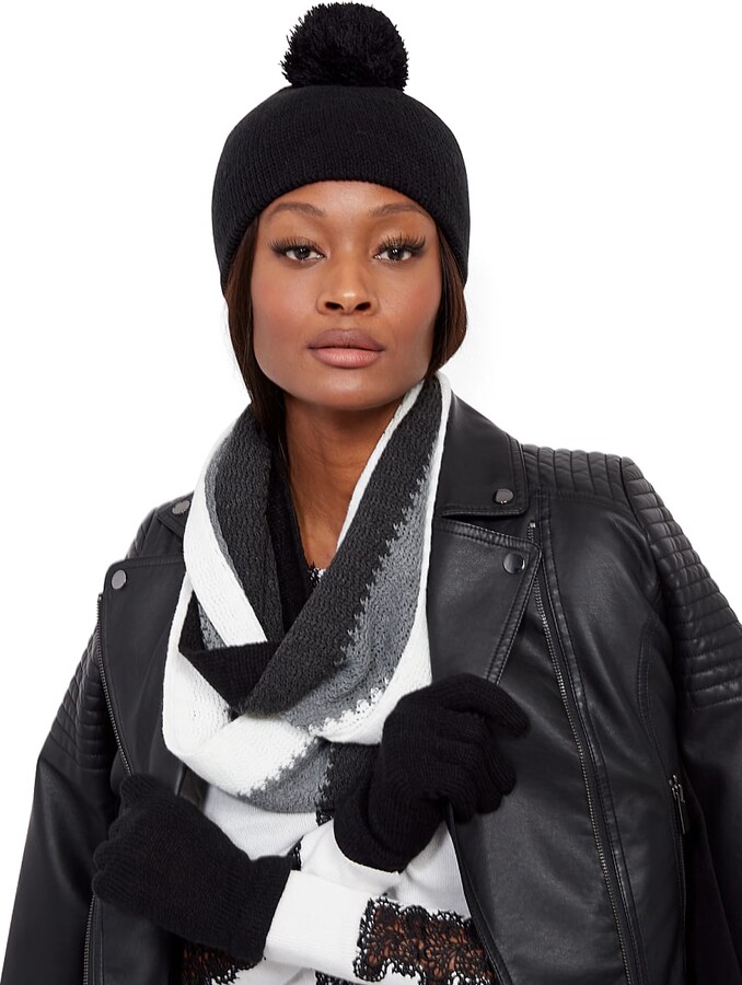 new york and company scarf and glove set