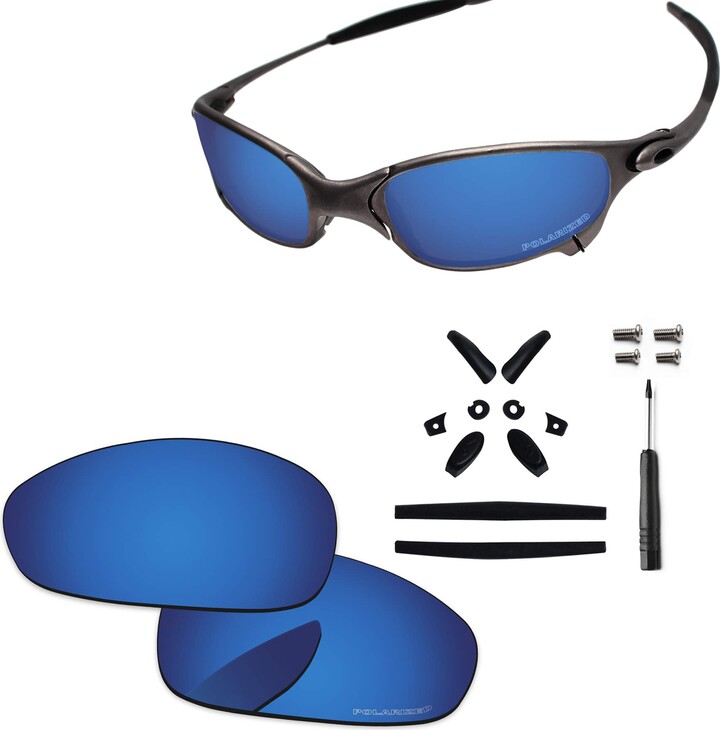 PapaViva Replacement Lenses & Rubber Kits for Oakley Juliet Sunglasses