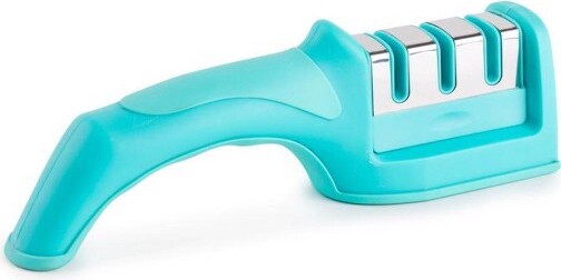 Core Home CoreHome3-SlotComfortGripSemi-GlossStainlessSteelKnifeSharpener(Caseof6)