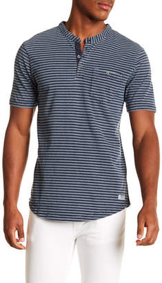 Report Collection Henley Stripe Tee