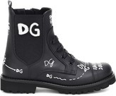 Thumbnail for your product : Dolce & Gabbana Children Leather ankle boots