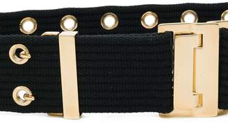 Gucci eyelet-embellished belt