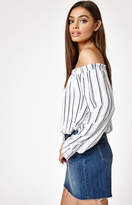 Thumbnail for your product : KENDALL + KYLIE Kendall & Kylie Drawstring Off-The-Shoulder Top