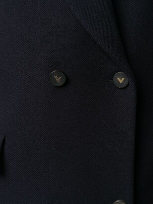 Valentino Garavani Peak-Lapel Double-Breasted Coat