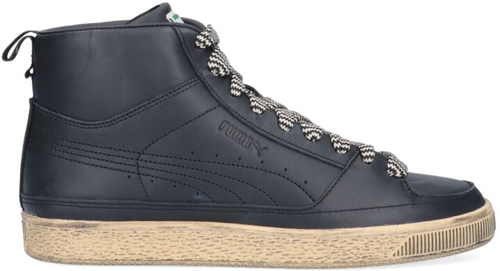 puma leather high tops