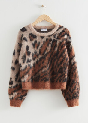 Printed Jacquard Sweater | ShopStyle
