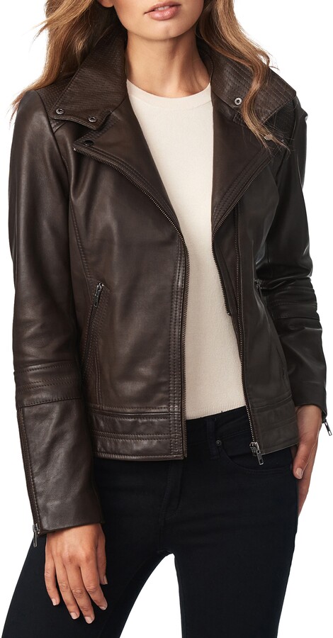 bernardo fashions leather jacket