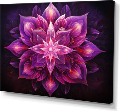 Judaism Kabbalahs Kaleidoscope On Canvas Print