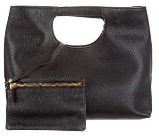 Tom Ford Leather Alix Fold-Over Bag