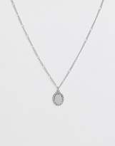 Thumbnail for your product : Miss Selfridge oval crystal necklace