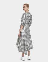 Thumbnail for your product : Ganni Lagarde Silk Lame Wrap Dress