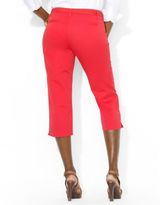Thumbnail for your product : Lauren Ralph Lauren Belted Cotton Capri Pants