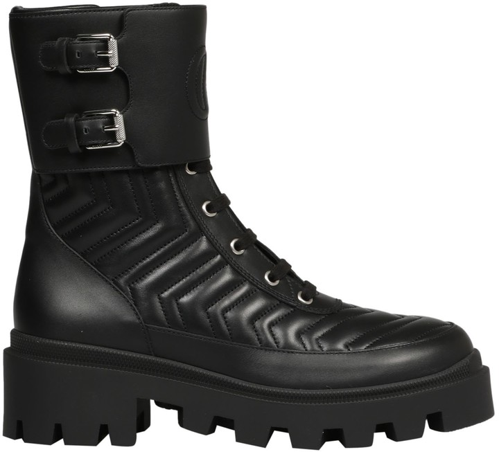 gucci combat boots