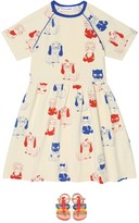 Thumbnail for your product : Mini Rodini Mini Babies printed stretch-cotton dress