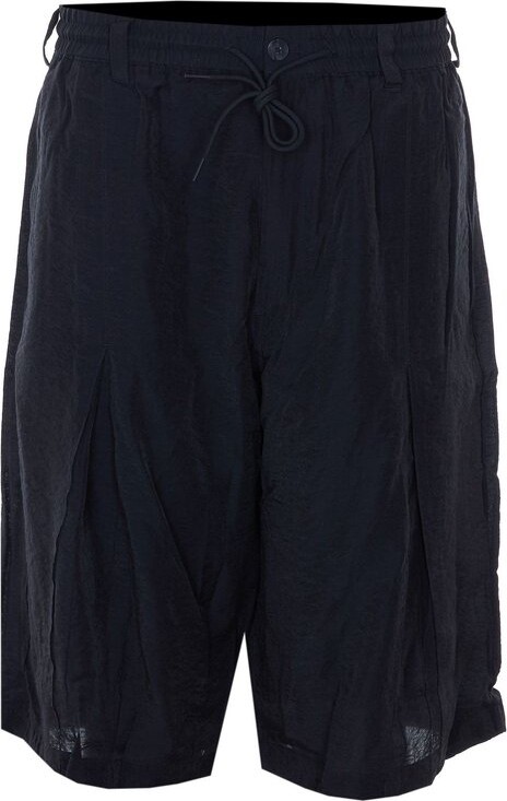 Y-3 Oversized Pleated Shorts