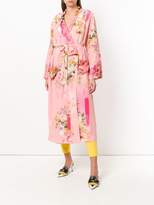 Thumbnail for your product : Antonio Marras floral wrap coat