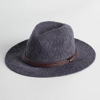 World Market Charcoal Knit Rancher Hat