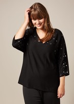 Thumbnail for your product : Phase Eight Immy Stud Knit Top