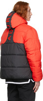 Thumbnail for your product : adidas Reversible Red & Black Adventure Puffer jacket