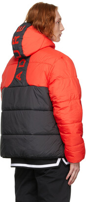 adidas Reversible Red & Black Adventure Puffer jacket