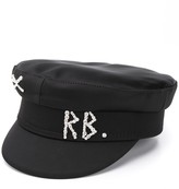 Thumbnail for your product : Ruslan Baginskiy Rhinestone Logo Breton Hat