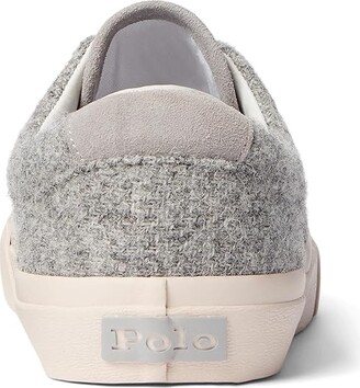 Polo Ralph Lauren Keaton Harris Tweed(r) Sneaker (Soft Grey) Men
