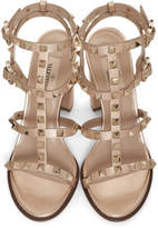 Thumbnail for your product : Valentino Pink Garavani Rockstud Heeled Sandals