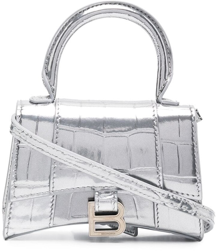 silver balenciaga bag