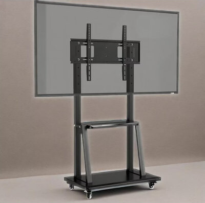 JYXCN Interactive Whiteboard Stand Pro | 32-70 Inch, Shock-Absorbing Wheels, Design for Classroom Home Office