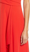 Thumbnail for your product : Donna Ricco Asymmetrical Sleeveless Crepe Midi Dress