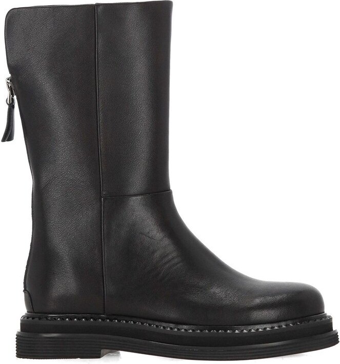 Bruno Premi Zip Detail Mid-Calf Boots