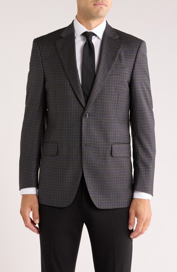 Peter Millar Plaid Wool Sport Coat