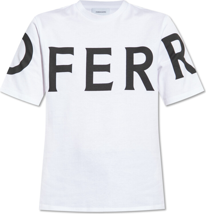 Ferragamo T-shirt With Logo, , - White