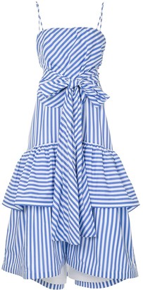Silvia Tcherassi Allerona striped cotton dress